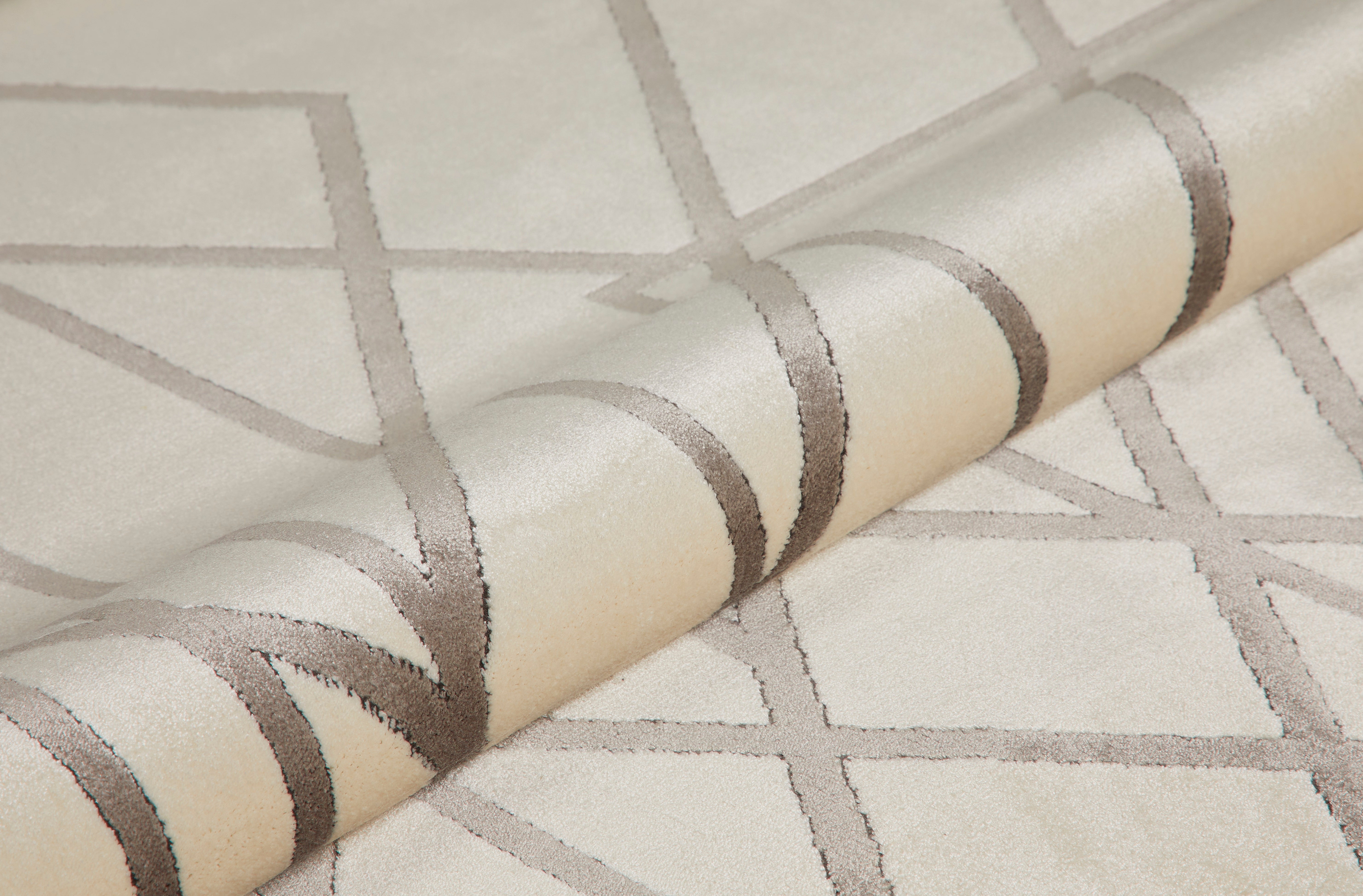 Concept Looms Lugano LUG07 Ivory/Grey Large Rectangle Rug